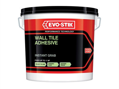 Evo-Stik Ready mixed White Wall tile Adhesive, 13.36kg