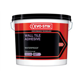 EVO-STIK 30812631 Waterproof Wall Tile Adhesive 2.5 litre EVO416710