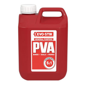 Evo Stik General Purpose PVA 5 Litre (2 Packs)