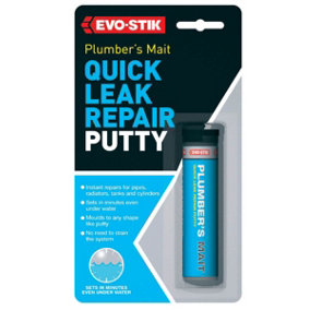 Evo-Stik Plumbers Mait Quick Leak Repair Putty 50g (2 Packs)
