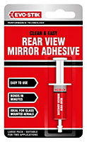 Evo-Stik Rear View Car Mirror Adhesive 2ml (12 Packs)