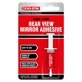 Evo-Stik Rear View Car Mirror Adhesive 2ml (12 Packs)
