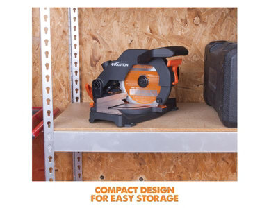 Evolution 046-0002A R210CMS Multi-Purpose Compound Mitre Saw 1200W 110V ...