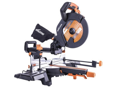 Evolution 052-0001A R255SMS+ Pro Multi-Material Sliding Mitre Saw 255mm 2000W 240V EVLR255SMS