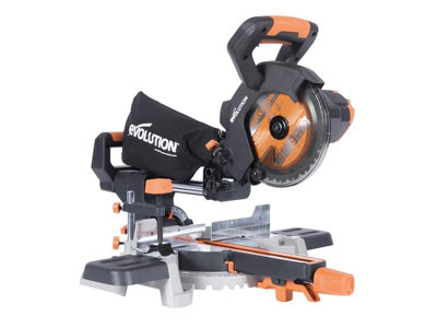 Evolution 064-0001 R185SMS-Li EXT Sliding Mitre Saw 18V Bare Unit ...