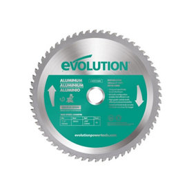 Evolution Aluminium Cutting Circular Saw Blade 185 x 20mm x 60T