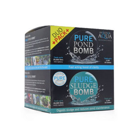 Evolution Aqua Pure Pond Bomb Sludge Bomb Duo Pack
