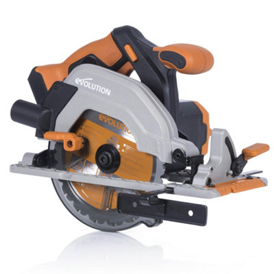 Evolution Cordless R165CCS Li 165mm Circular Saw 18v Li Ion EXT Inc Multi Material Blade