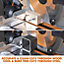 Evolution Cordless R185SMS-Li 185mm Sliding Mitre Saw 18v Li-Ion EXT Inc Multi-Material Blade (Bare)