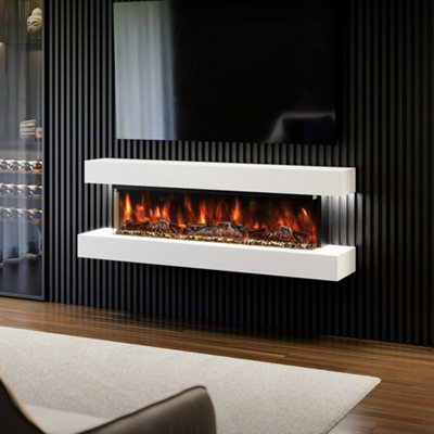 Evolution Fires Studio 5 - 62 Inch Wall Mounted Electric Fire, Fully ...