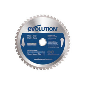 Evolution Mild Steel Cutting Circular Saw Blade 230 x 25.4mm x 48T