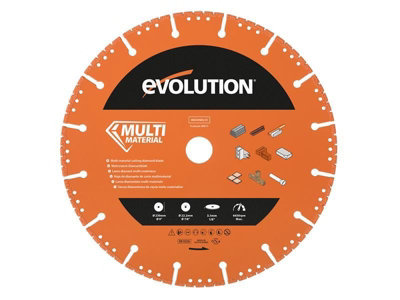 Evolution - Multi-Material Diamond Demolition Disc Cutter Blade 230 x 22.2mm