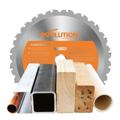 Evolution - Sega Circolare R185CCS Da 185mm Con Lama Multi-materiale TCT - Evolution Power Tools IT - Foto 3