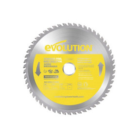 Evolution Stainless Steel Cutting Circular Saw Blade 210 x 25.4mm x 54T