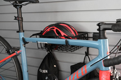 EVOpanel Bike Rack with Basket & Hooks EPBR