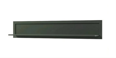 Evora 02 Wall Shelf W1770mm H320mm D250mm - Creative Dark Sage Green, Artistic Design