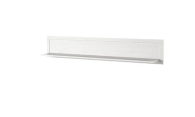 Evora 02 Wall Shelf W1770mm H320mm D250mm - Stylish Abisko Ash, Unique Debossed Design