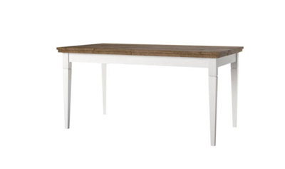 Evora 92 Extendable Dining Table W1600-2400mm H790mm D900mm - Abisko Ash & Oak Lefkas, Flexible Dining Solution