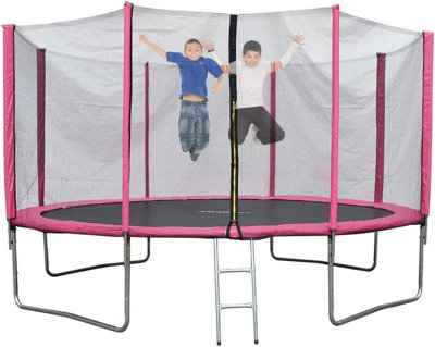 Pink 2025 trampoline 10ft