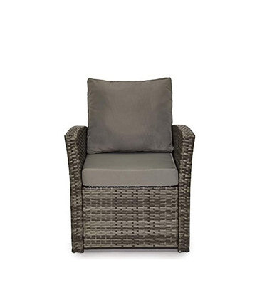 EVRE 4 Seater Rattan Garden Furniture Sofa Armchair Set - Roma with Weatherproof Cover - 7