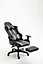 EVRE 92 Series Grey Faux Leather Gaming Chair with Swivel Headrest Leg Rest Adjustable Lumbar Support