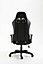 EVRE 92 Series Grey Faux Leather Gaming Chair with Swivel Headrest Leg Rest Adjustable Lumbar Support