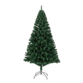 EVRE Artificial Christmas Tree 7ft with PVC Tips Branches & Strong Metal Stand