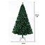 EVRE Artificial Christmas Tree 7ft with PVC Tips Branches & Strong Metal Stand