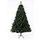 EVRE Artificial Christmas Tree With Pine Cones & Berries 7ft with 1200 PVC Tips, Easy Build Hinged Branches & Strong Metal Stand