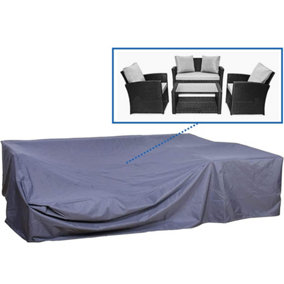 EVRE Breathable Weatherproof 600D Oxford Cloth Cover for Roma Rattan Furniture Set - FREE NEXT-DAY DELIVERY