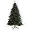 EVRE Brunswick Spruce Artificial Christmas Tree 7ft with 1200 PE/PVC Tips, Hinged Branches & Strong Metal Stand
