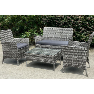 EVRE New Mixed Grey Madrid Rattan Outdoor/Indoor Garden