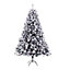 EVRE Snowy White Spruce Artificial Christmas Tree With Pine Cones & Berries 7ft with 1200 PVC Tips, Easy Build Hinged Branches & S