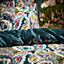 EW by Edinburgh Weavers Aretha Paisley Cotton Sateen Duvet Cover Set