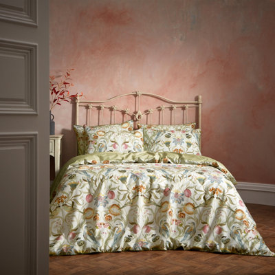 EW by Edinburgh Weavers Songbird Traditional Floral Duvet Cover Set