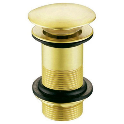 EW05BB KlikKlak Basin Wste Solid B/Brass