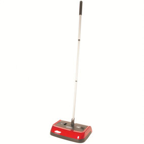 Ewbank 830UKR Evo3 Manual Carpet Sweeper, Red