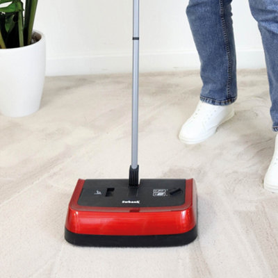 Ewbank 830UKR Evo3 Manual Carpet Sweeper, Red