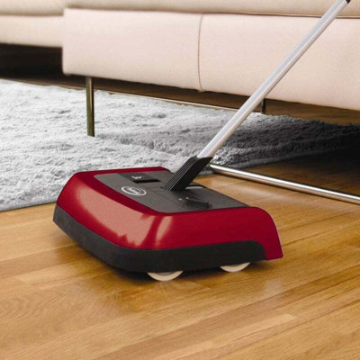 Ewbank 830UKR Evo3 Manual Floor and Carpet Sweeper, Red