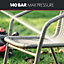 Ewbank AQUAROVER140 High Power Pressure Washer, 140 Bar/2030 PSI, 4 Wheel Mobility