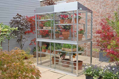 Exbury 5 Feet Classic Growhouse - Aluminium - L151 x W79 x H181 cm - Without Coating - 4