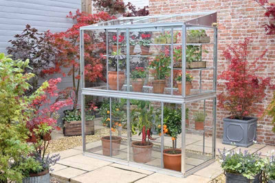 Exbury 5 Feet Classic Growhouse - Aluminium - L151 x W79 x H181 cm - Without Coating - 5