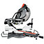 Excel 12" 305mm Sliding Mitre Saw Double Bevel 1800W/240V with Laser & Universal Wheel Stand