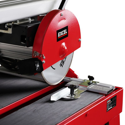 Excel 1250mm Bridge Wet Tile Cutter 1200W 240V with 1260mm Table Cuts ...