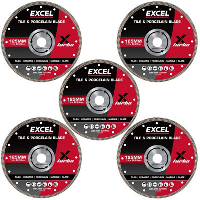 excel-125mm-diamond-cutting-blade-pack-of-5-wet-dry-use-for-ceramic