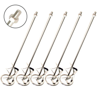 Excel 135mm Mixing Paddle M14 Hex Shank Pack of 5