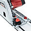 Excel 165mm Plunge Saw 1200W/240V with 1 x Guide Rail, Connector & Clamp