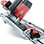 Excel 165mm Plunge Saw 1200W/240V with 1 x Guide Rail, Connector & Clamp