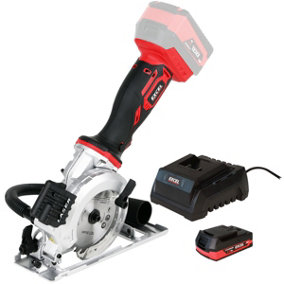 Excel 18V 115mm Mini Circular Saw with 1 x 2.0Ah Battery & Charger