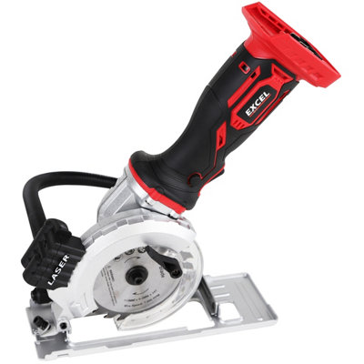 Excel 18V 115mm Mini Circular Saw with 2 x 5.0Ah Battery & Charger - 5